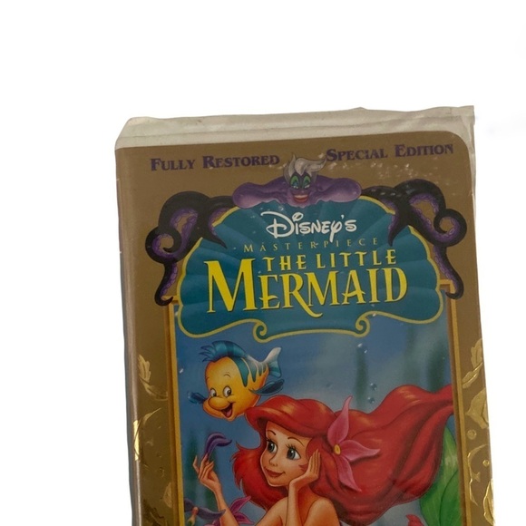 The Little Mermaid Disney's Masterpiece Fully Restored Special Edition VHS Tape - Picture 2 of 7